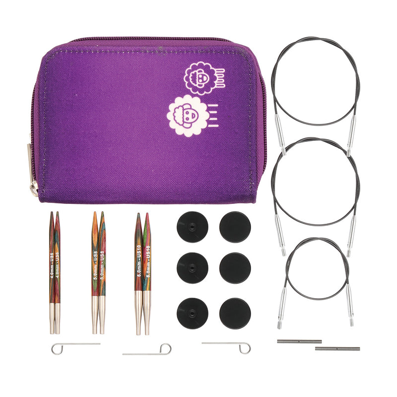 Load image into Gallery viewer, KnitPro Symfonie 2 Starter Interchangeable Needle Set