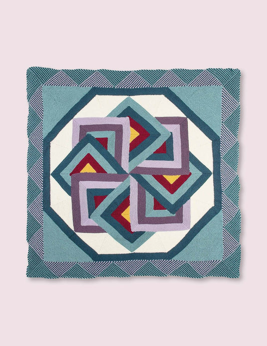 Geometric Knit Blankets