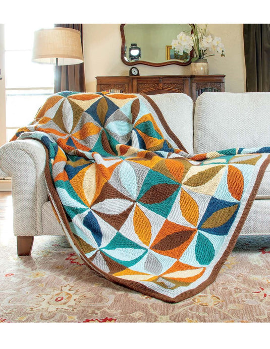 Geometric Knit Blankets