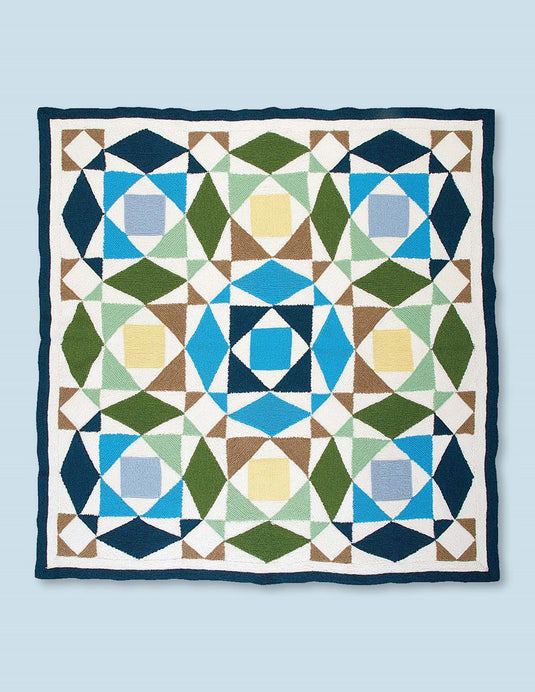 Geometric Knit Blankets
