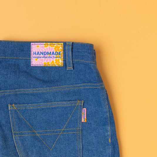 Bold Blooms Label & Patch Pack - Sewing Labels Tags