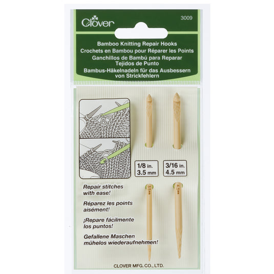 Bamboo Knitting Repair Hooks