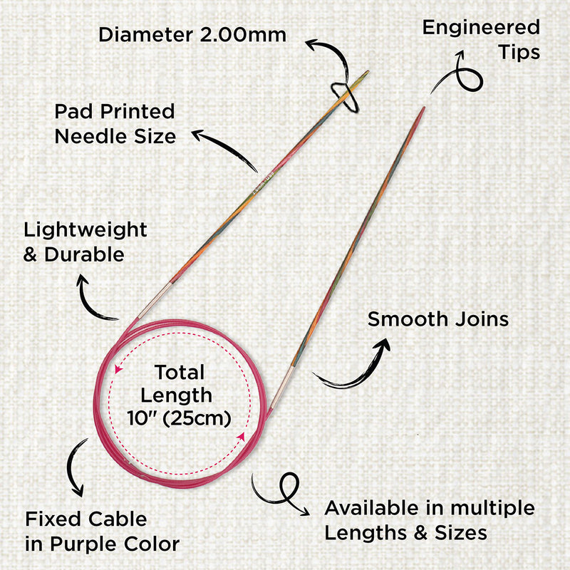 Load image into Gallery viewer, Symfonie 2.0 Fixed Circular Knitting Needles
