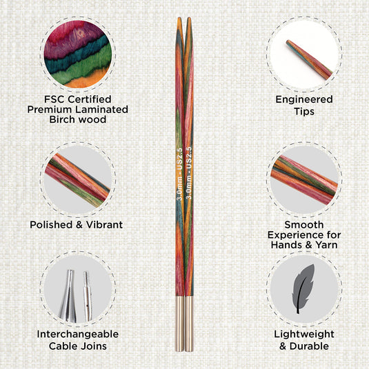 KnitPro Symfonie 2 Starter Interchangeable Needle Set
