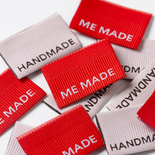 Me Made / Handmade Ribbed - Sewing Labels Tags