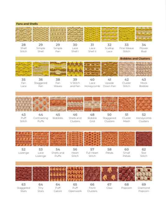 Tunisian Crochet Stitch Dictionary