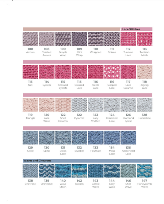 Tunisian Crochet Stitch Dictionary