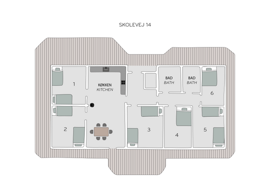 THE GUESTHOUSE on SKOLEVej 14