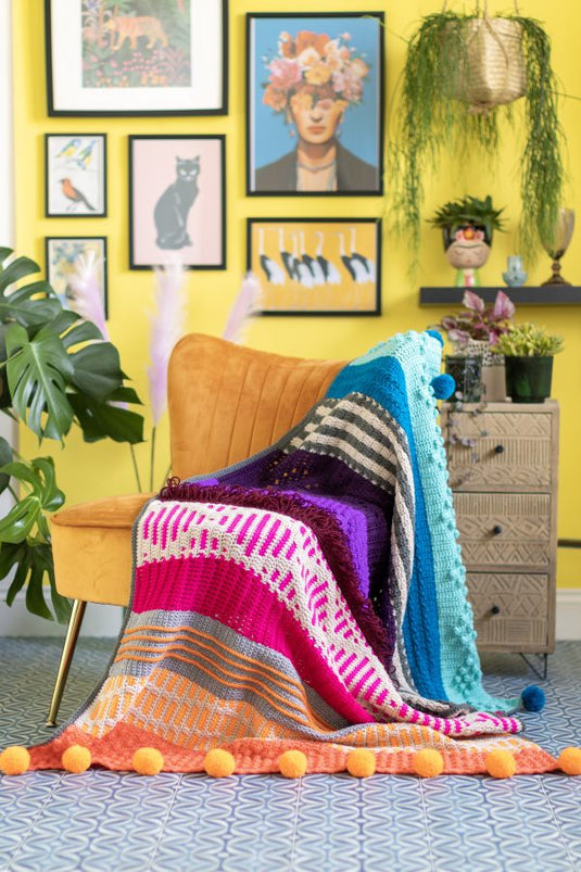 Mix and Match Modern Crochet Blankets