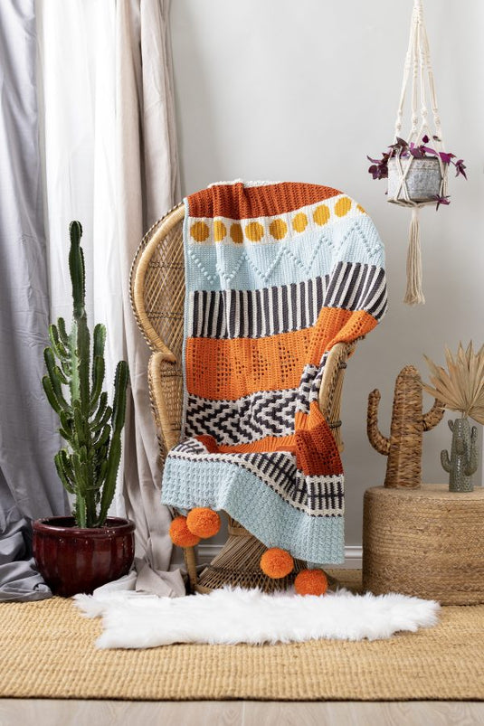 Mix and Match Modern Crochet Blankets