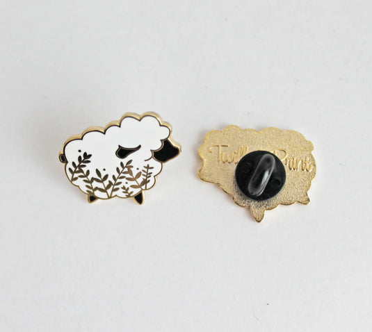 Twill and Print Enamel Pins