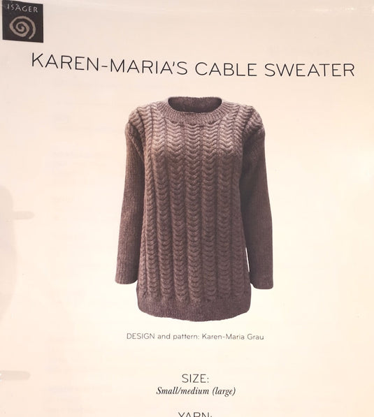 Karen-Maria's Cable Sweater pattern